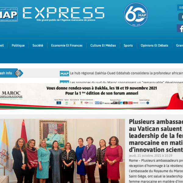 Plusieurs ambassadeurs au Vatican saluent le leadership de la femme marocaine en matière d’innovation scientifique